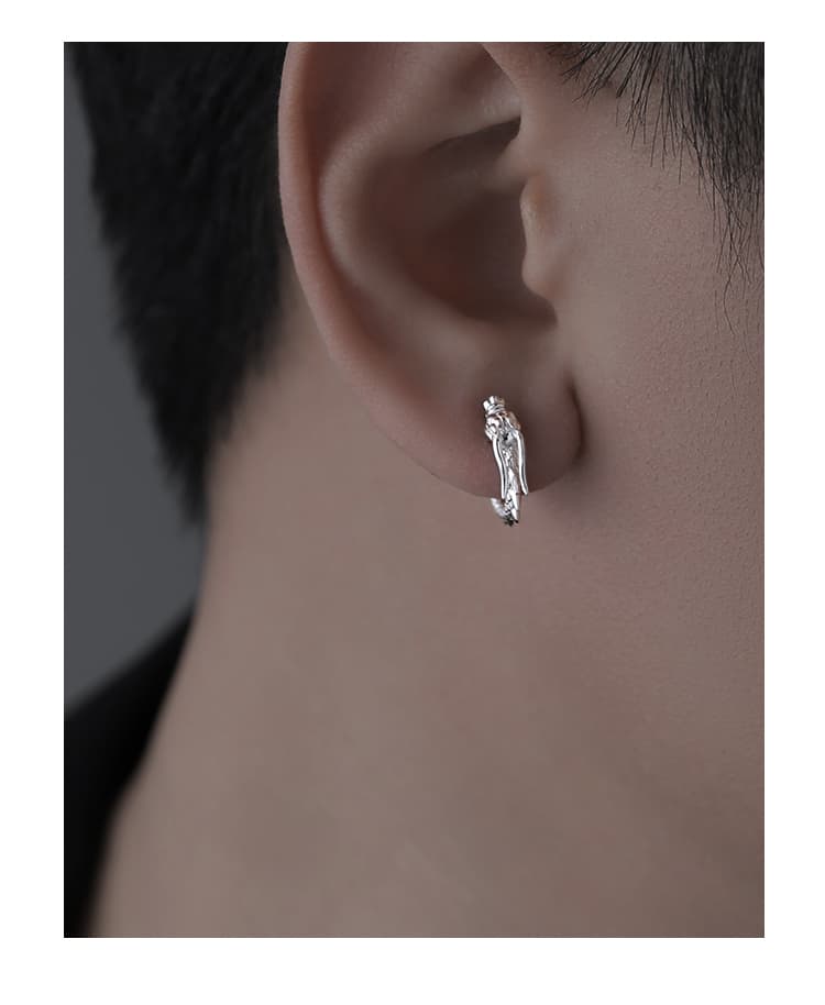 メンズアクセサリー 神龍の抱擁 ピアス