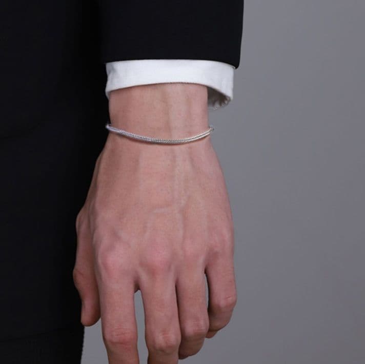 メンズアクセサリー ブレスレット 洗練された装飾ブレスレット