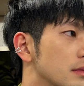 メンズアクセサリー イヤーカフ 二重螺旋耳元の風景イヤーカフ