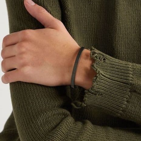 メンズアクセサリー バングル 極細フォルムバングル