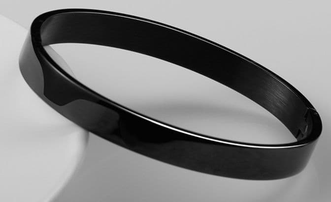 メンズアクセサリー バングル 鏡面仕上げ極細バングル
