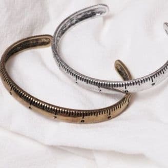 メンズアクセサリー バングル 職人技の目盛りバングル