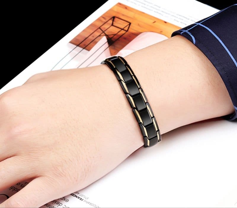 メンズアクセサリー ブレスレット 高級感漂う紳士の装い磁気ブレスレット