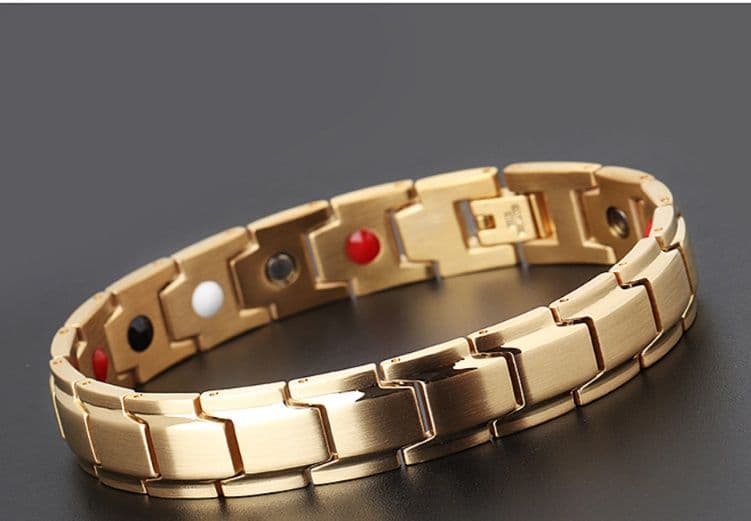 メンズアクセサリー ブレスレット 高級感漂う紳士の装い磁気ブレスレット