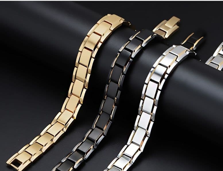 メンズアクセサリー ブレスレット 高級感漂う紳士の装い磁気ブレスレット