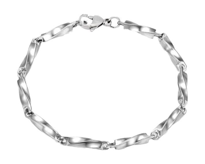 メンズアクセサリー ブレスレット 匠技ツイストチェーンブレスレット