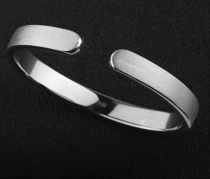 メンズアクセサリー バングル 洗練の極みシンプルバングル