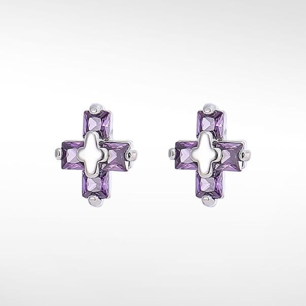 メンズアクセサリー 十字架の輝き ピアス
