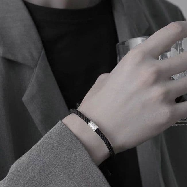 メンズアクセサリー 匠編み紋様ブレスレット