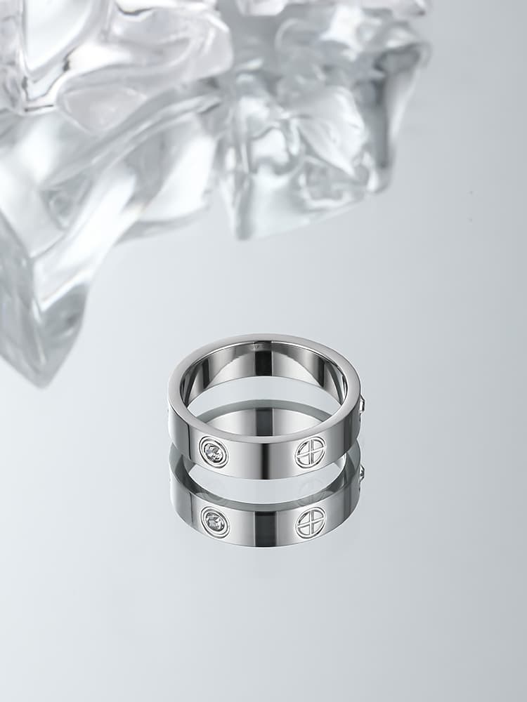 メンズアクセサリー 指輪 ネジモチーフシンプルリング