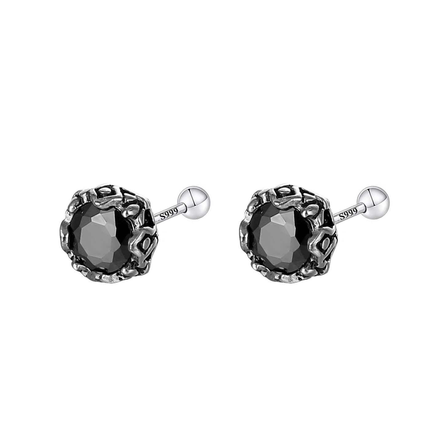メンズアクセサリー ピアス 龍爪宝石ピアス