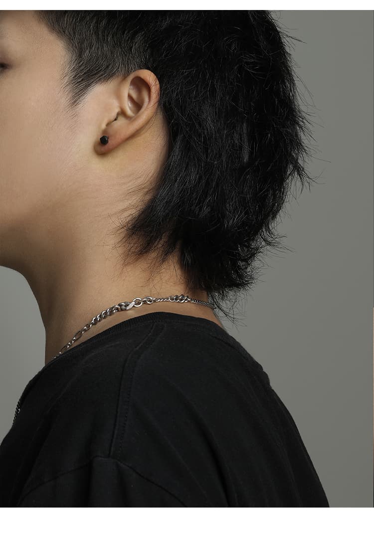 メンズアクセサリー ピアス 五角形 極小 スタッズピアス