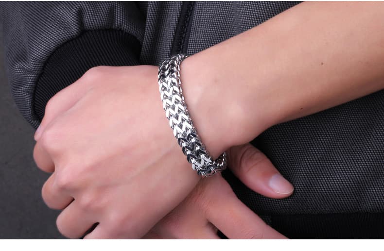 メンズアクセサリー バングル 匠心編み込みバングル