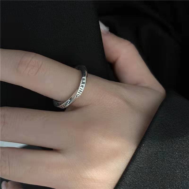 メンズアクセサリー 稲妻の輝き 閃光リング