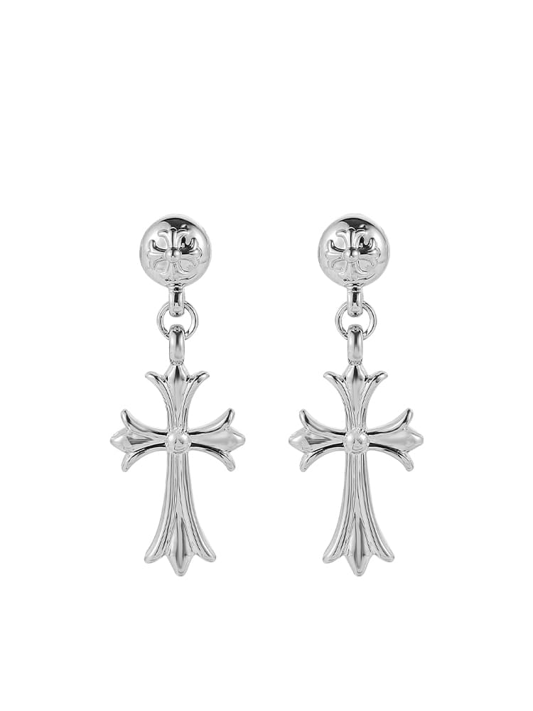 メンズアクセサリー ピアス 神秘的な十字架揺れピアス