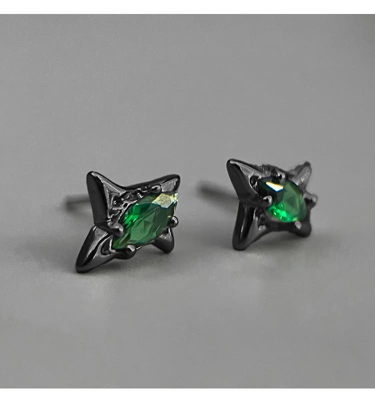 メンズアクセサリー ピアス 星屑の輝き 四方ピアス