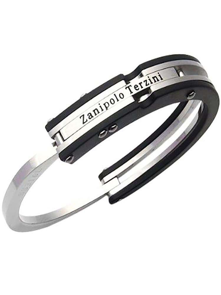 メンズアクセサリー バングル モダン二層構造バングル