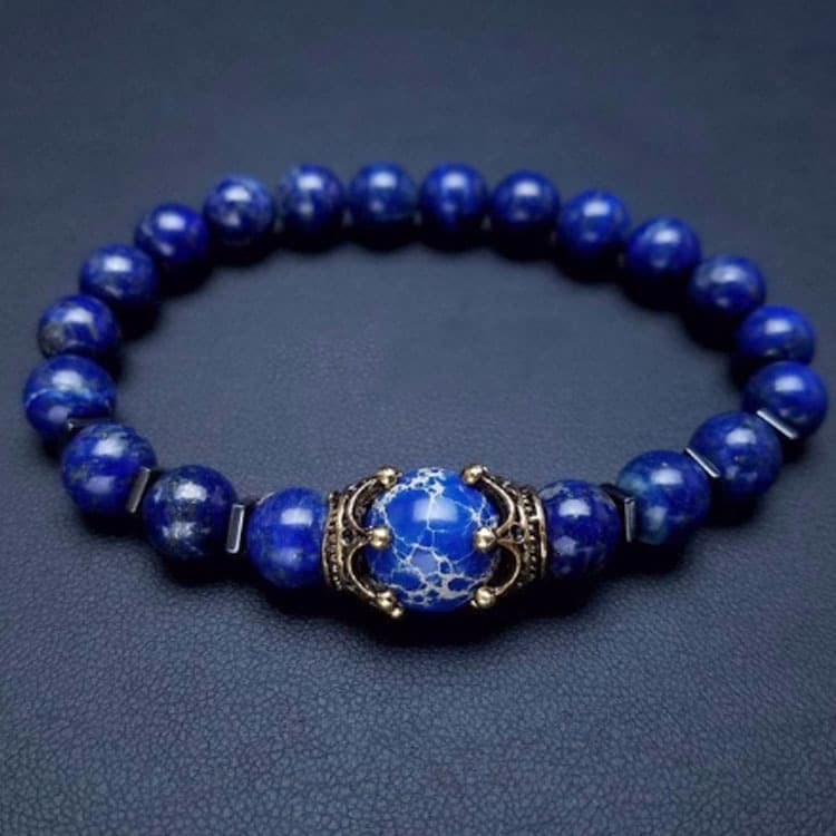 メンズアクセサリー 帝王の風格 天然石ブレスレット