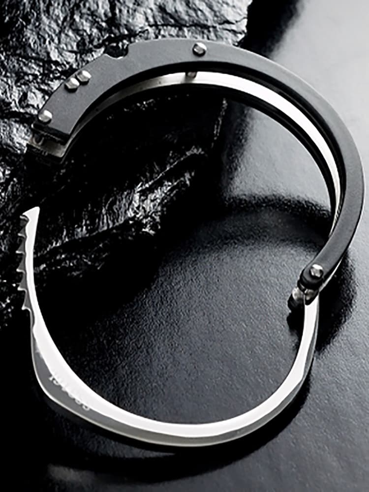 メンズアクセサリー バングル モダン二層構造バングル