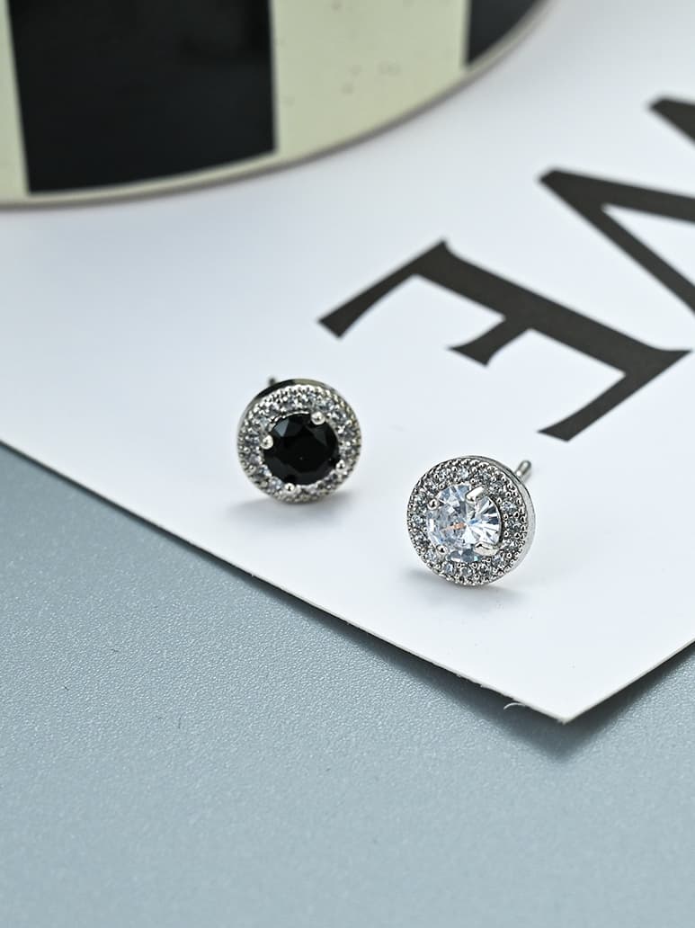 メンズアクセサリー ピアス 煌めき丸輪留めピアス