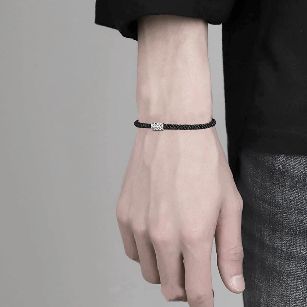 メンズアクセサリー 匠編み紋様ブレスレット