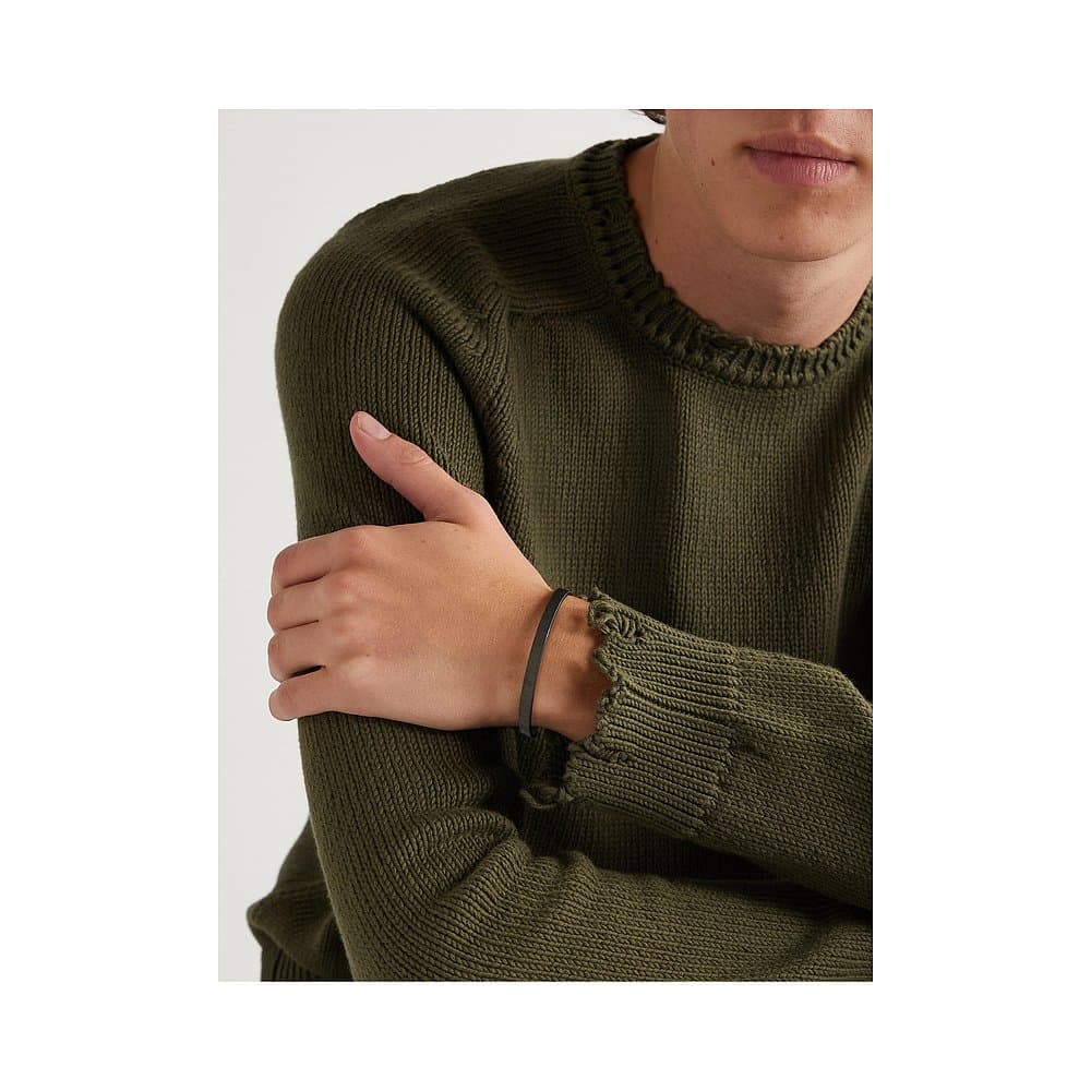 メンズアクセサリー バングル 極細フォルムバングル