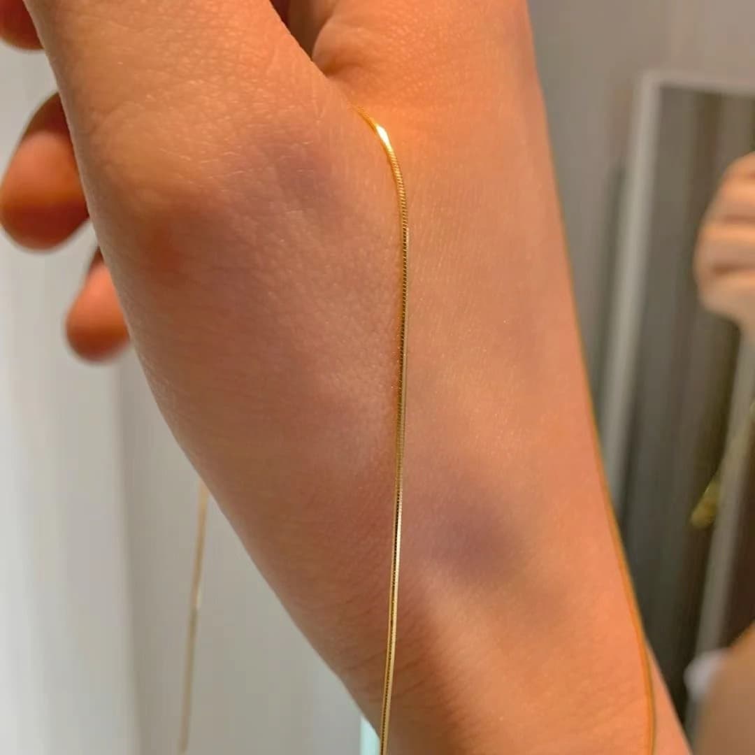メンズアクセサリー ネックレス 極細繊維 シルエットネックレス