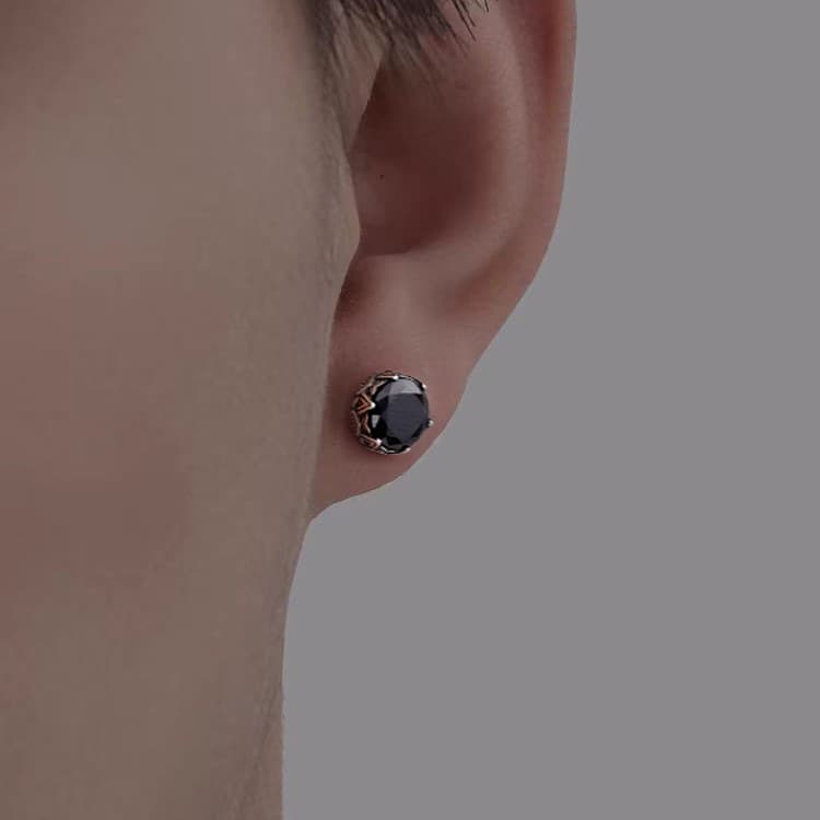 メンズアクセサリー ピアス 龍爪宝石ピアス