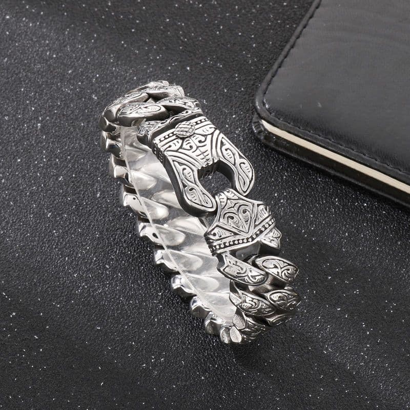 メンズアクセサリー ブレスレット 古典模様のブレスレット