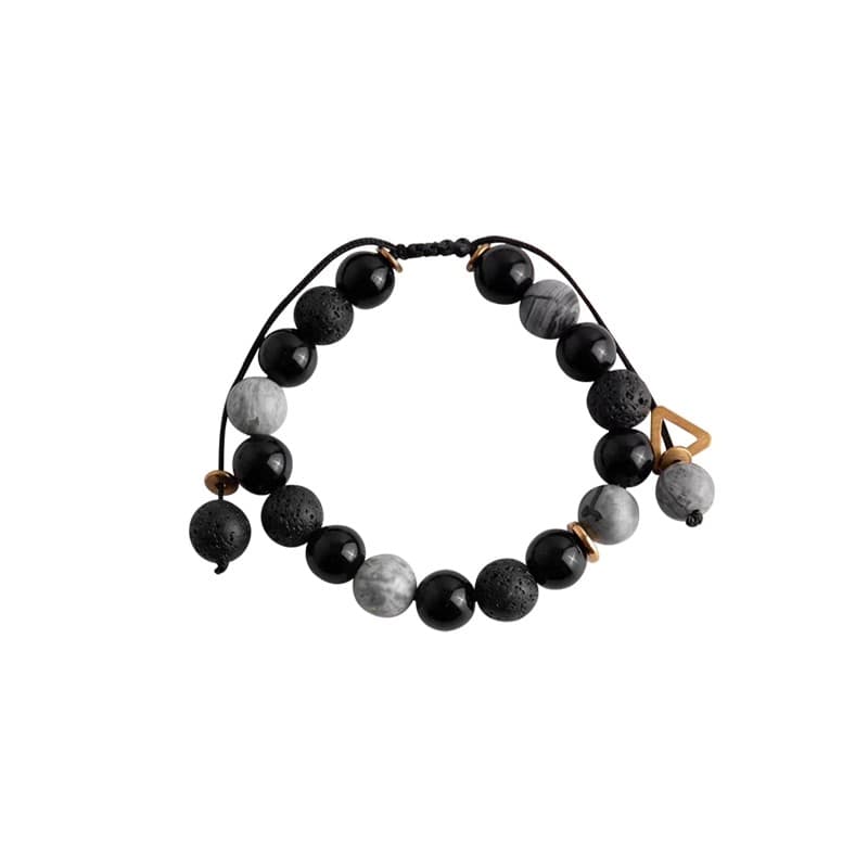 メンズアクセサリー 天然石の調和ブレスレット