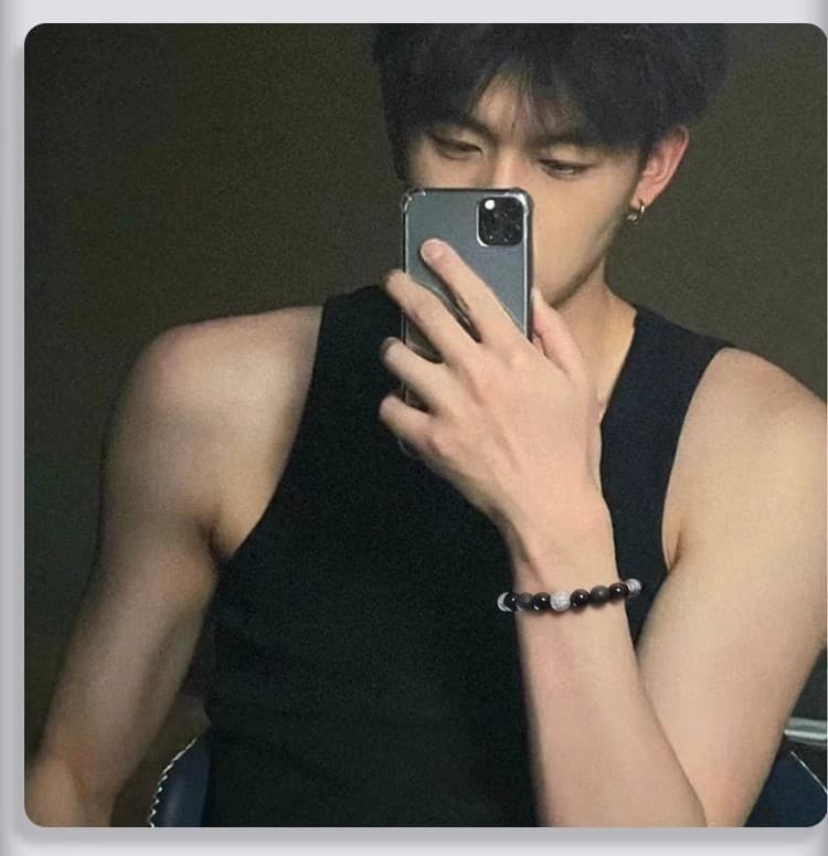 メンズアクセサリー 天然石の調和ブレスレット