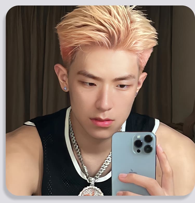 メンズアクセサリー 男性用輝く結晶片耳ピアス