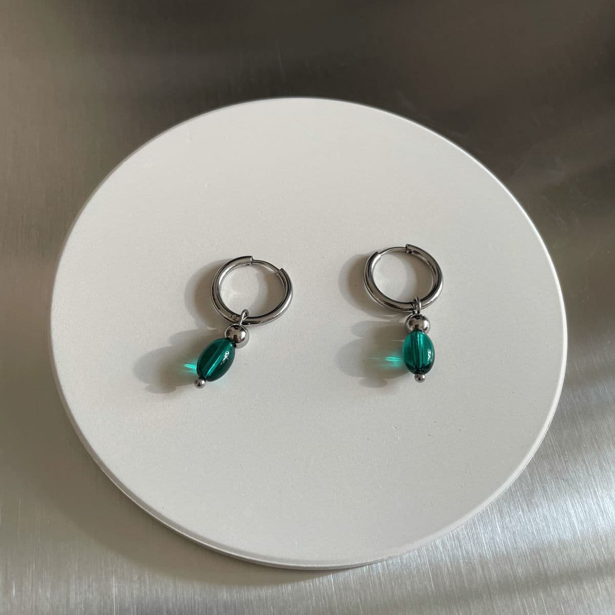 メンズアクセサリー イヤーカフ 天然石のゆらめき